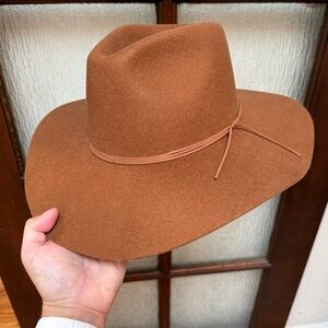 Anthropologie Brown Felt Hat